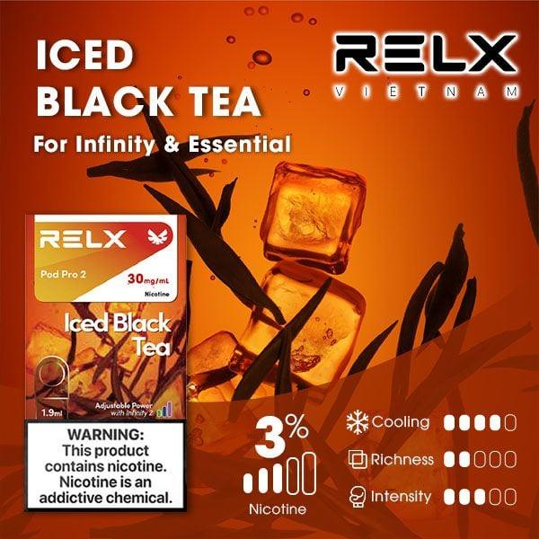 relx悅刻六代拋棄式電子煙彈冰紅茶口味